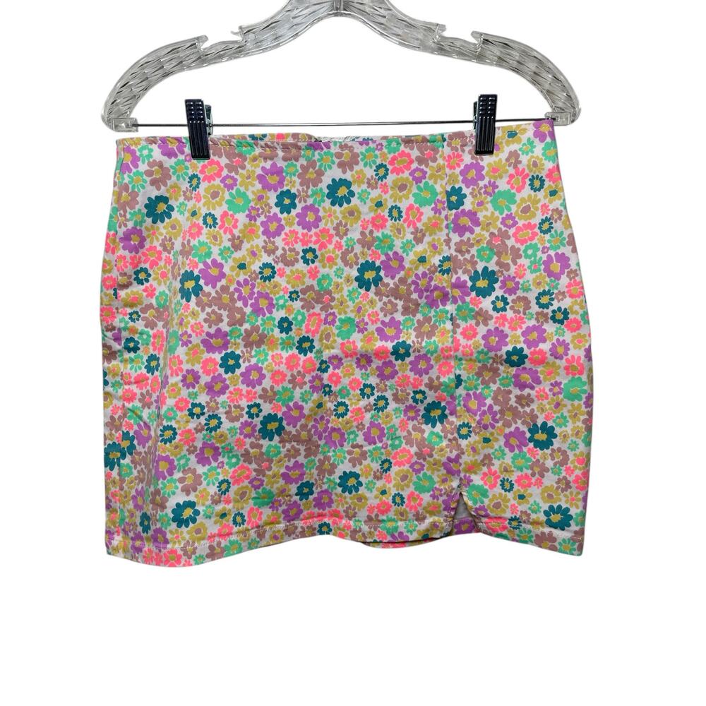 Wild Fable Women’s sz 10 Boho Flower Power Mini Skirt
